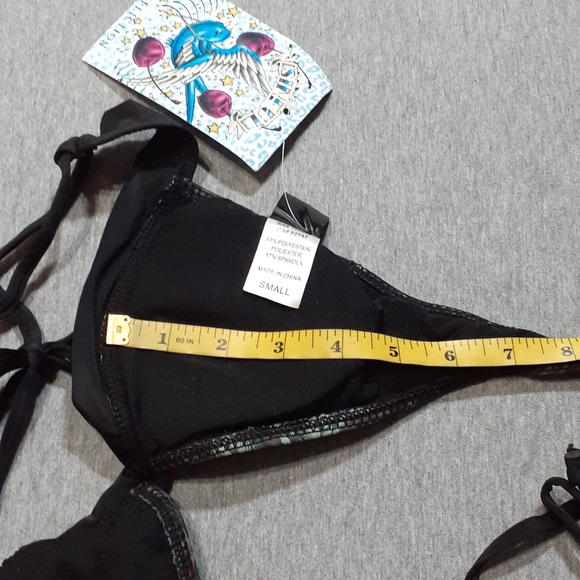 Sinful Wish Chain Halter Bikini Set Small NWT - Picture 9 of 13